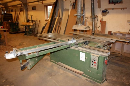 Panel Saw with land, HAMECH, scoring saw, extraction
