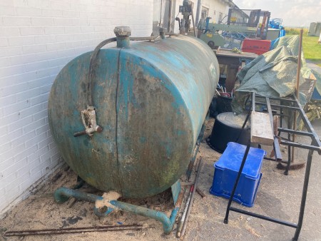 Tank with pump. Note other address