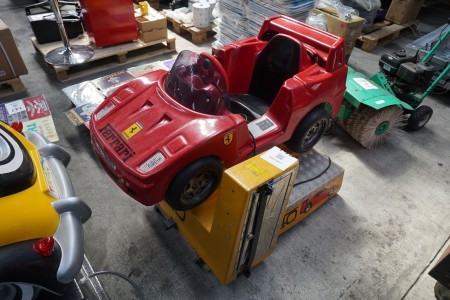 Wippe, roter Ferrari