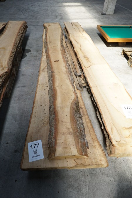 2 pcs. oven-dried oak planks