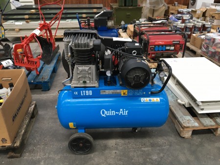 Luftkompressor, mærke: Quin-Air, model: LT90