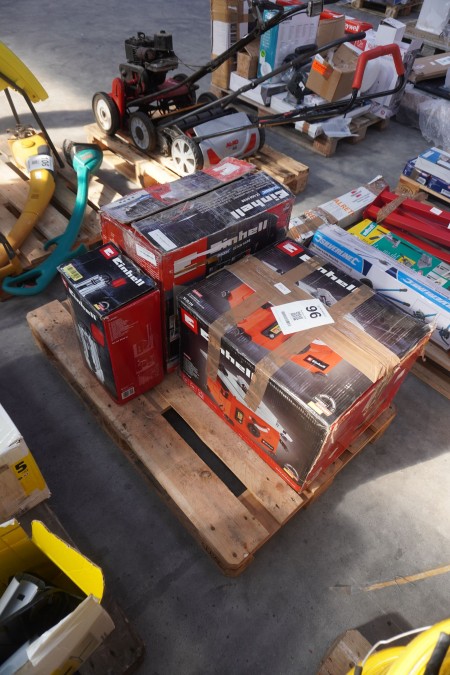 Compressor, table saw and water pump, Brand: Einhell