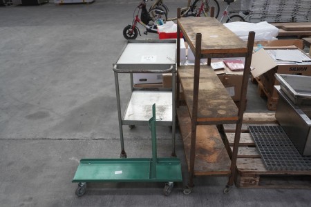 2 pcs. Rolling table + trolley for welding