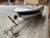 Motorboat with boat trailer