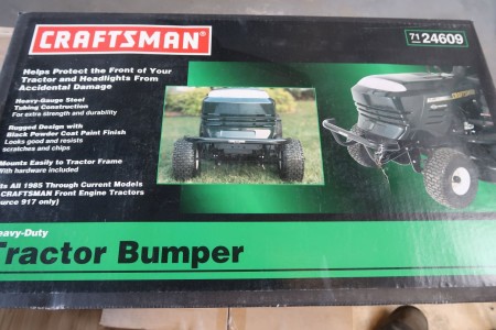 Bumper for garden tractor