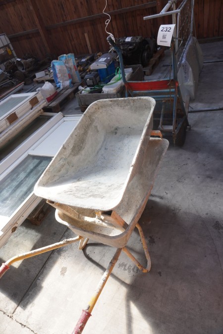 Sack trolley + wheelbarrow with spare parts