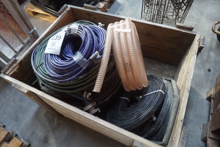 Lot of water hoses