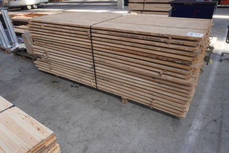 140 pcs. pruned oak planks