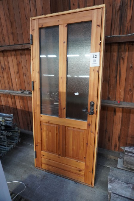 Wooden front door