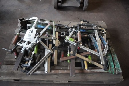 Large batch of clamps