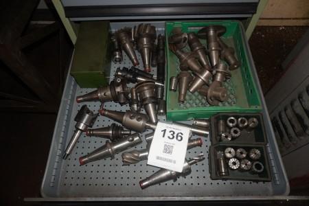 Various tool holders incl. tool