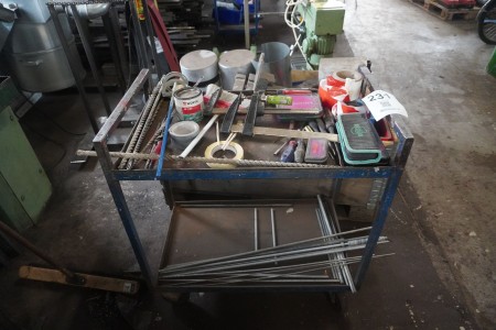Trolley with contents