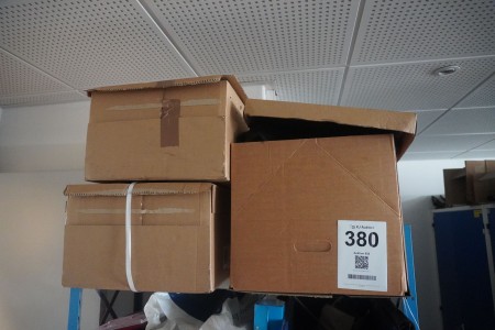 3 boxes of work clothes