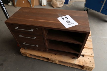 Small chest of drawers on wheels