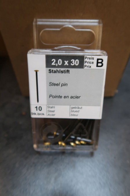 500 pcs. steel seam, 2.0x30 mm