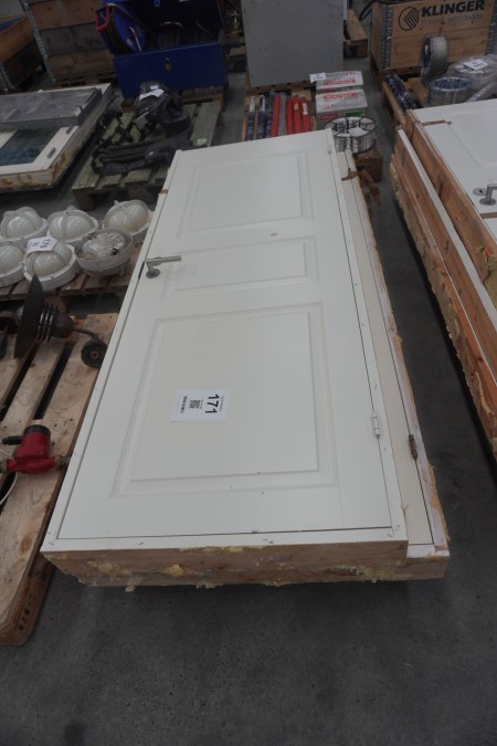 2 pcs. wooden doors with frame
