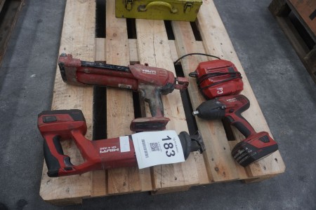 3 pieces. power tools, brand HILTI
