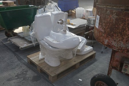 2 pcs. toilet + 2 pcs. washbasins, brand Ifö