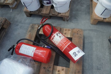 2 pcs. fire extinguishers