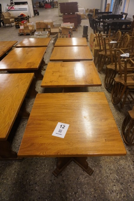 4 pieces. oak tables