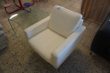 Leather chair with rotation
