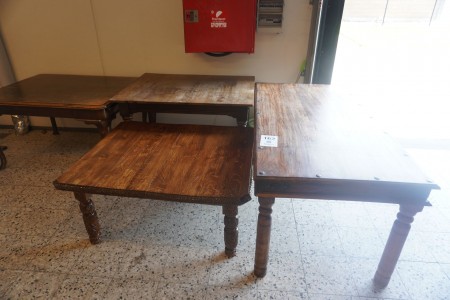 4 pieces. wooden tables