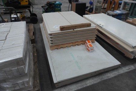 Lot of sound insulation boards