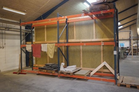 2 fags pallet rack incl. noise wall