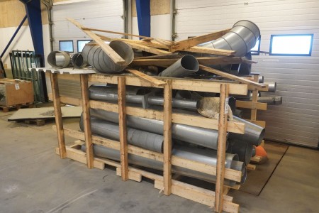 Large batch of exhaust pipes