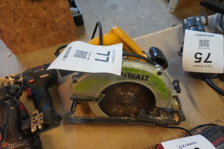 Circular saw, Brand: DeWalt, Model: D23620-QS