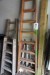4 pieces. stair ladders in wood + 6 pcs. soldiers