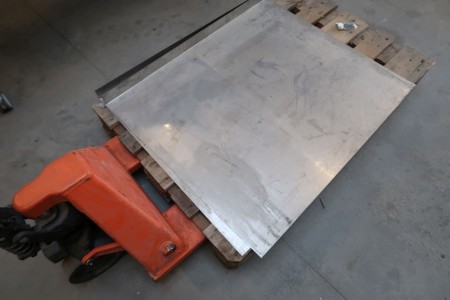 2 pcs. stainless steel plates