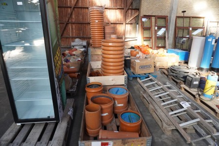 Lot of large pvc pipes