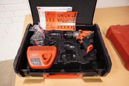 Drill, Brand: Milwaukee, Model: M12 FPDX