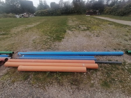 Various sewer pipes