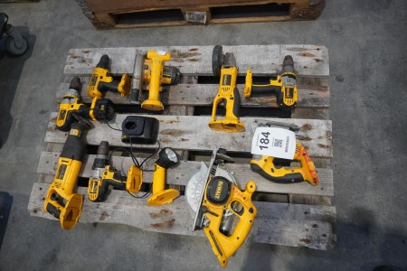 Lot of power tools, brand: Dewalt