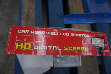 LCD-skærm for eftermonteret bakkamera