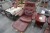 2 stk. lænestole i læder inkl. fodskammel & stuebord