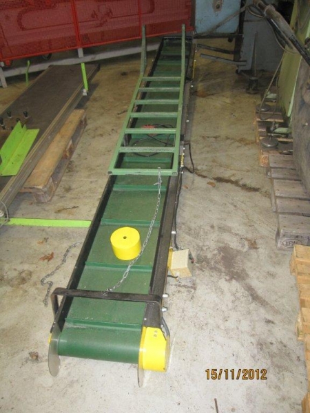 Conveyor, Boetherm, length: 3900 mm - Width: 330 mm