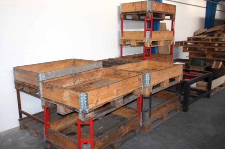 Pallets and pallet collars, etc.