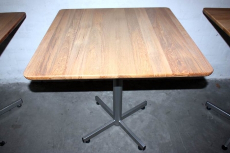 Worktop, solid, 60 x 60 x 3 cm + stand