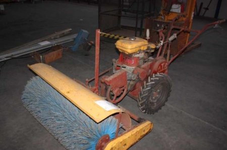 Tool Carrier with broom. Condition unknown