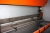 Press Brake, Darley FL-CE 110 31/25. Machine. SN 121577. Year of manufacture 1994. Machine weight: 8700 kg. Press force: 1100 kg. Max. stroke: 150mm. Max speed: 100 m / sec. Stop time: 62 ms. Two-hand 103. Control DELEM DA21 + pressure tool on racking inc