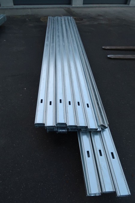 170 meters of plaster steel rails 95 mm