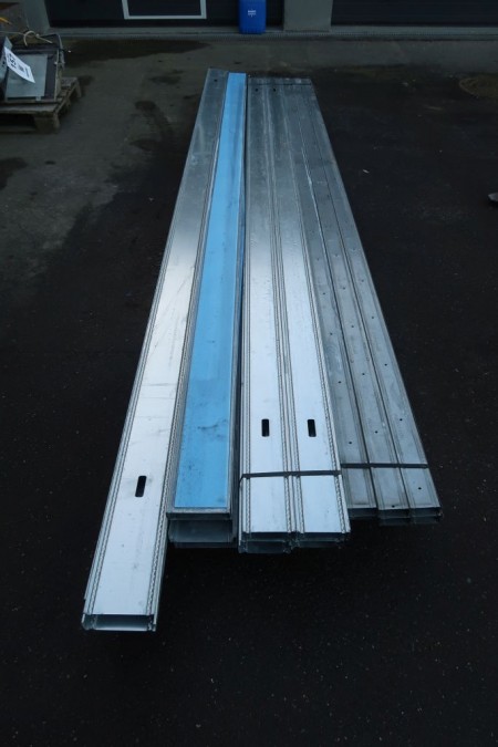 124 meters of plaster steel rails