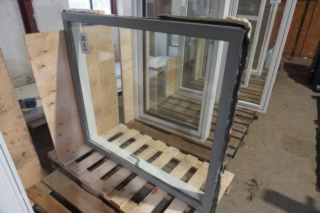 Top-mounted Velfac 200 window in wood / aluminum