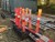 Lot of traffic cones with associated barrier / barriers