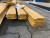 Lot of cladding boards with tongue and groove