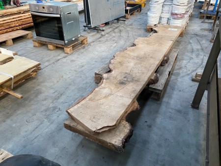 2 pcs. untreated oak planks