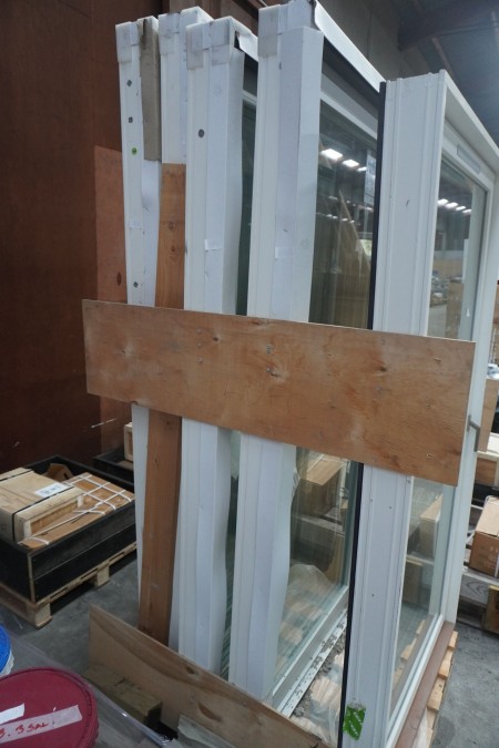 Patio door with frame in wood / aluminum, brand: Rational